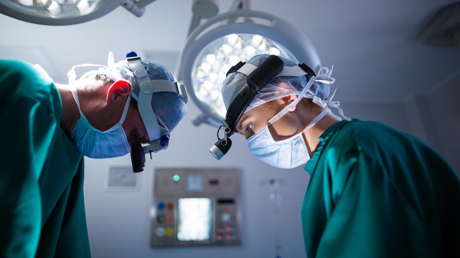 medical professionals in an operating room